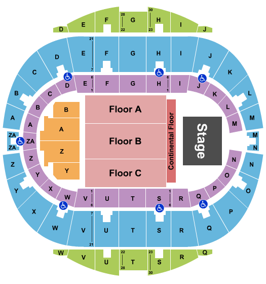 Hampton Coliseum Journey Seating Chart